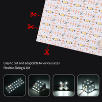 Film décoratif en marbre translucide souple avec rétroéclairage LED bicolore, panneau en pierre, lumière flexible, découpable à volonté