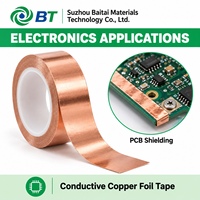 Ruban adhésif en cuivre conducteur haute température pour la réparation de circuits imprimés et les applications de blindage EMI