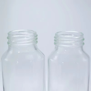 Bouteille en verre borosilicate de haute qualité avec bouchons à vis en aluminium de 250 ml/300 ml/350 ml/375 ml/400 ml/500 ml/750 ml/800 ml pour l'eau Voss, le jus, le lait - Product Image 6