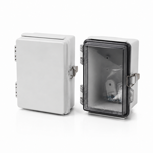 Boîte électrique robuste en polycarbonate IP66, boîtier de jonction étanche NEMA 4X avec loquets en acier inoxydable 304 - Product Image 3