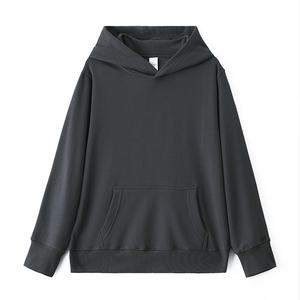 Sudadera con Capucha Vintage de Manga Larga de Mezcla de Algodón para Primavera/Otoño, 400g, Estilo Urbano para Parejas, Marca de Moda Japonesa Americana, Color Sólido, Holgada - Product Image 6