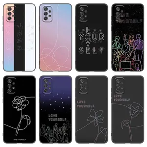 เคสโทรศัพท์พิมพ์ซับลิเมชันด้วยแสง UV, เคสดอกไม้พิมพ์ลาย Love Yourself ลาย A23 A71 S24มากกว่า1000แบบ