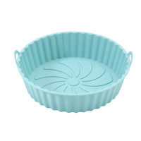 Ensemble d'accessoires pour friteuse à air chaud, pot en silicone rond et carré pliable, doublure en silicone pour friteuse à air Ninja