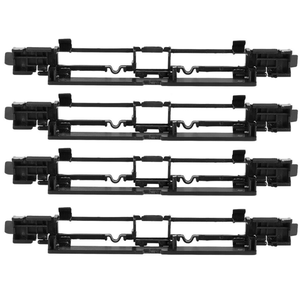 4 Pezzi Copri Barra Portapacchi Tetto Nero per Opel Astra H Zafira B 13125719 - Product Image 1