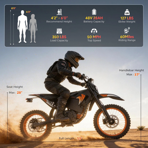 Bicicleta Eléctrica Todoterreno de 14"/12" con Motor Central de 4000W, Batería, Bicicleta Eléctrica de Montaña de 50 MPH para Adultos y Adolescentes, X1 Spark <span class=keywords><strong>E</strong></span> Bike, Venta al por Mayor - Product Image 4