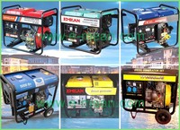 Gros usage domestique 5/6/7/8/9/10 KVA KW diesel générateur puissance banque mini silencieux électrique portable générateur