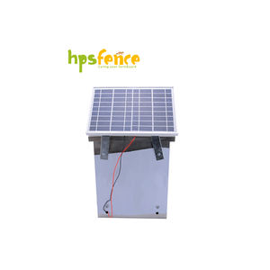 Électrificateur <span class=keywords><strong>solaire</strong></span> pour clôture de 2 Joules avec indicateur d'impulsions, boîtier en acier inoxydable, utilisation extérieure pour bovins, moutons, chèvres - Product Image 3