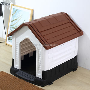 מקורה חיצוני פלסטיק כחול כלב בית קטן ובינוניים לחיות מחמד כל מזג אוויר מלונה גור מקלט - Product Image 5