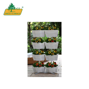 2020 Ins Hot Sale-Maceta de plástico de diseño vertical para jardín, hogar y guardería Live Planter - Product Image 1