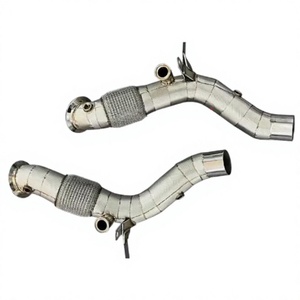 Tuyau d'échappement haute performance en acier inoxydable 304 pour Ferrari F8, résistant à la chaleur, de qualité supérieure - Product Image 1