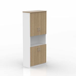 Factory Direct Sale Handle <b>Open</b> Door File Cabinet Office Furniture Modern Wooden Storage Cabinet - Product Image 4