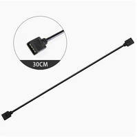 Kabel Sinkronisasi Motherboard Komputer 12V RGB 4-pin 1,5 meter Kabel Ekstensi 5V ARGB 3-pin 1,3 meter