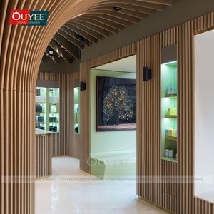 <span class=keywords><strong>Armoire</strong></span> portable moderne en bois avec lumière LED Conception de comptoir de <span class=keywords><strong>pharmacie</strong></span> écologique pour décoration intérieure Magasin de <span class=keywords><strong>pharmacie</strong></span> - Product Image 2