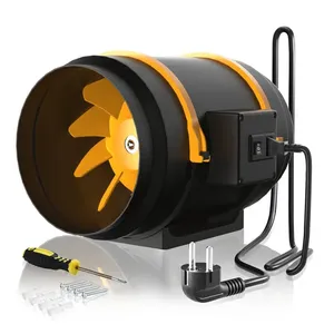 Ventilador de Conducto de Extracción HVAC con Motor de Cobre Puro de Ahorro Energético, Funcionamiento Continuo y Estable - Product Image 2