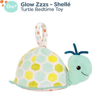 Tortue en peluche apaisante Sherpa brillant pour bébé 0 <span class=keywords><strong>mois</strong></span> + avec couette lumineuse et sonore avec rembourrage en coton PP idée <span class=keywords><strong>cadeau</strong></span> d'anniversaire - Product Image 4