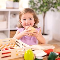 Juguetes de Madera para Cortar Frutas en la Cocina para Niños Pequeños, Juguete de Frutas de Imitación, Juego de Comida de Madera para Cortar, Set de Comida de Juguete para Niños
