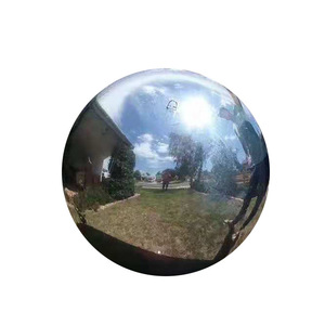 Ballon gonflable réfléchissant argenté irisé, durable et rempli d'air, pour la décoration de scène d'événements - Product Image 1