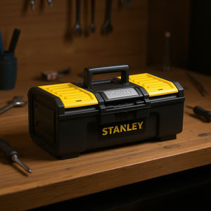 Stanley <b>Tool</b> <b>Box</b> 18 In Plastic With Lid And Handle For <b>Storage</b> And Transport - Product Image 3