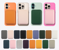 Dompet Kartu Magnetik Adsorpsi Kuat dengan 23 Magnet Neodymium N52 Terpasang, Tipis untuk Seri 12-16