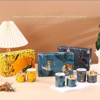 d'huile parfumée en forme de citrouille d'automne de luxe de haute qualité pot en verre bougie parfumée de Noël et d'Halloween