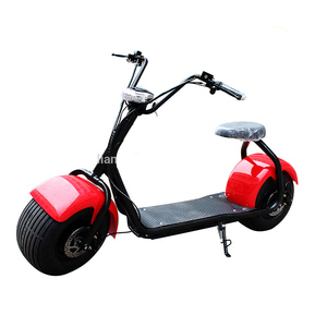 สกู๊ตเตอร์ล้อโตแบตเตอรี่ลิเธียม 60V 20Ah พร้อมไฟหน้าและที่นั่งสองที่ - Product Image 1
