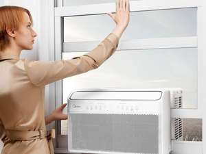 Climatiseur de fenêtre innovant Midea à design en U, intelligent, à onduleur, 8k 10k 12k <span class=keywords><strong>BTU</strong></span>, pour maison et bureau modernes - Product Image 6