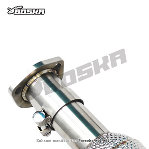 Collecteur d'échappement catalytique personnalisé 3 en 1 pour Porsche 911 997/997.2 Carrera 3.6L/3.8L 2008-2011 Boska T304 100/200/300 cellules - Product Image 2