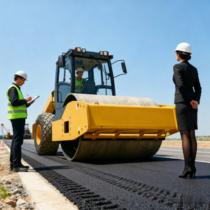 Compacteur de rouleau d'asphalte de poussée de main de 300KG - Product Image 6
