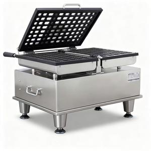 Máquina para Hacer <span class=keywords><strong>Huevos</strong></span> y Waffles Eléctrica SUYUAN, Acero Inoxidable, Control de Botones, Alta Productividad, Capacidad de 100 Piezas/h, 220V/110V - Product Image 2