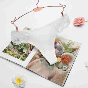 Phụ nữ cotton thong đồ lót Set Ren TRIM Panties thoải mái thoáng khí thân mật mặc hàng ngày multipack đồ lót cơ bản - Product Image 3