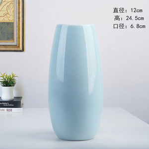 แจกันเซรามิกรูปไข่ห่านขนาดเล็กสไตล์นอร์ดิกสำหรับตกแต่งบ้านแจกันตกแต่งสำนักงานแบบเรียบง่ายทันสมัย - Product Image 5