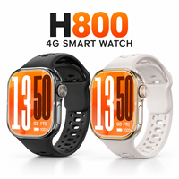 Nouvelle Montre Connectée H800 4G avec Carte SIM, Version Android Globale, Caméra HD, Prise en Charge WhatsApp, YouTube et WiFi