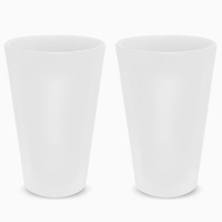 Gobelet à bière en silicone durable, qualité alimentaire, réutilisable, gobelet à eau, gobelet à café, gobelets à boire
