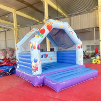 Château gonflable sur le thème de fête Offre Spéciale 4*4m château gonflable château coloré gonflable aire de jeux intérieure pour enfants château plein d'entrain commercial à vendre