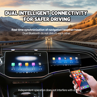 Pour Mercedes Benz classe E E260 E300 W214 2024 mise à niveau co-pilote passager divertissement 12.3 pouces écran Android Carplay autoradio