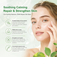 Soin de la peau biologique en marque privée, extrait de Centella Asiatica PDRN, renforce la peau, réparation, anti-âge, sérum pour le visage