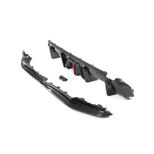Parachoques trasero labio barbilla divisor Mp estilo difusor fibra de carbono para <span class=keywords><strong>Bmw</strong></span> G80 M3 G82 G83 M4 2021-<span class=keywords><strong>2022</strong></span> carbono negro 1 juego 10KG CN;GUA - Product Image 3