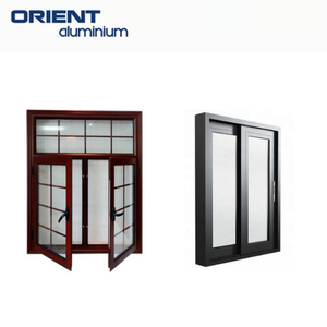 Fenêtre décorative en aluminium et verre, design élégant et très demandé, pour usage extérieur de villa, artistique et durable - Product Image 1