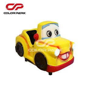 Colorful Park Cartoon Smiling Face Car Kiddie Ride Commercial Coin Operated Children Rocking Ride Arcade Equipment - Product Image 6