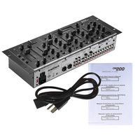 Nouvelle arrivée - Console de mixage audio professionnelle CM200 - Console de mixage sonore pour scène - Matériel métallique