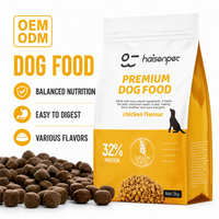 Nourriture pour chiens d'intérieur certifiée HALA, sans céréales, naturelle, saine, pour l'alimentation quotidienne, croquettes pour chiens, fabrication directe, normes ISO