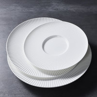 Certifié par la FDA Bone China Porcelaine Ensembles de Vaisselle Plaine Hôtel Thé Blanc Tasse en Porcelaine Osseuse Vaisselle pour Hôtels