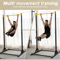 Tour de musculation multifonctionnelle en acier à hauteur réglable pour entraînement de force, station de tractions, squats, machine Smith et exercices pectoraux