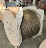 Câble métallique en acier 6x36WS+IWRC War rington Seale avec âme à brins indépendants pour levage
