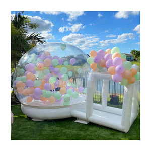 Maison de <span class=keywords><strong>ballon</strong></span> à bulles de fête avec zone de saut ballons à bulles gonflables maison de rebond <span class=keywords><strong>ballon</strong></span> tente dôme à bulles - Product Image 1