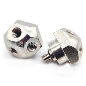 Buse de pulvérisation à trois trous, filetage 3/16, 10-24unc, pour humidification industrielle, refroidissement, élimination de la poussière - Product Image 1