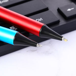 Fabriek Nieuwe Semi-Metalen Drukknop Balpen Blauwe Inkt Voor Zakelijk Kantoor & Reclame Cadeau - Product Image 2