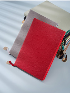 A5 Litchi Texture Soft Leather Business Notebook Customizable High Appearance Value Thickened Notepad Simple Office Diary - Product Image 5