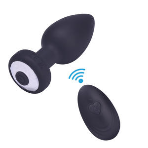 Weibliche runde Silikon-Fernbedienung <span class=keywords><strong>Anal</strong></span> Vibrator Erotische Produkte für Erwachsene <span class=keywords><strong>Anal</strong></span> <span class=keywords><strong>Dildo</strong></span> & Butt Plug - Product Image 5