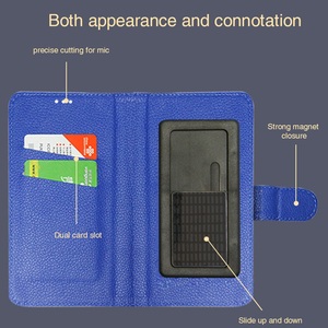 เคสกระ<span class=keywords><strong>เป๋า</strong></span>สตางค์โทรศัพท์อเนกประสงค์,เคสฝาพับแบบพลิกได้เมื่อโทรศัพท์เลื่อนขึ้นและ<span class=keywords><strong>ลง</strong></span> - Product Image 6